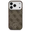 Tok Guess 4G Triangle Logo MagSafe iPhone 17 Pro készülékhez barna