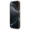 Tok Guess 4G Triangle Logo MagSafe iPhone 17 Pro készülékhez barna