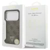Tok Guess 4G Triangle Logo MagSafe iPhone 17 Pro készülékhez barna