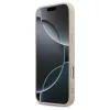 Guess Leather 4G Triangle Strass MagSafe tok iPhone 17 Pro Max készülékhez rózsaszín