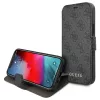 Guess GUFLBKSP12L4GG iPhone 12 Pro Max 6,7" készülékhez füzet tok 4G Charms Collection aszürke
