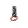 Guess GUHMP16LHCTSGNSP iPhone 16 Pro készülékhez 6.3" kemény tok Crossbody Cord Script MagSafe rózsaszín