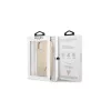 Guess GUHCP13SPSATLE iPhone 13 mini készülékhez kemény tok SaffianoTriangle Logo bézs