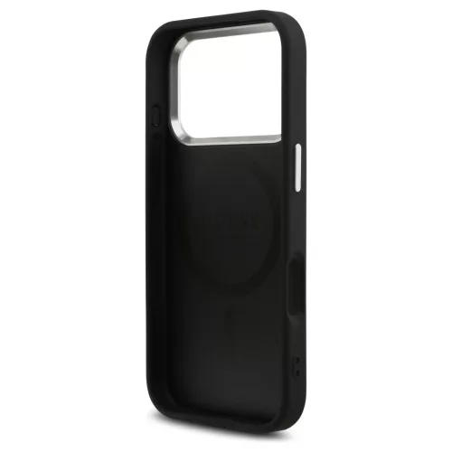 Guess 4G Triangle Logo MagSafe tok iPhone 17 Pro készülékhez fekete ezüst