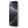 Guess Leather 4G Triangle Strass MagSafe tok iPhone 17 Pro készülékhez rózsaszín