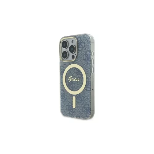 Guess GUHMP16XH4STB iPhone 16 Pro Max készülékhez keménytok IML 4G MagSafe kék