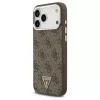 Guess 4G Triangle Logo MagSafe tok iPhone 17 Pro Max készülékhez barna
