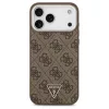 Guess 4G Triangle Logo MagSafe tok iPhone 17 Pro Max készülékhez barna