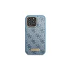 Guess GUHMP14LU4GPRB iPhone 14 Pro készülékhez 6.1" merev tok 4G Logo Plate MagSafe kék