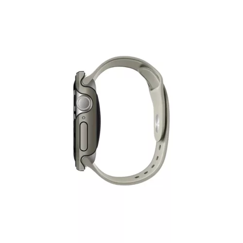 UNIQ Valencia tok Apple Watch Series 46mm készülékhez titán ezüst