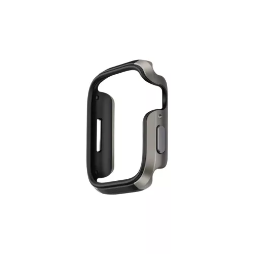 UNIQ Valencia tok Apple Watch Series 46mm készülékhez titán ezüst