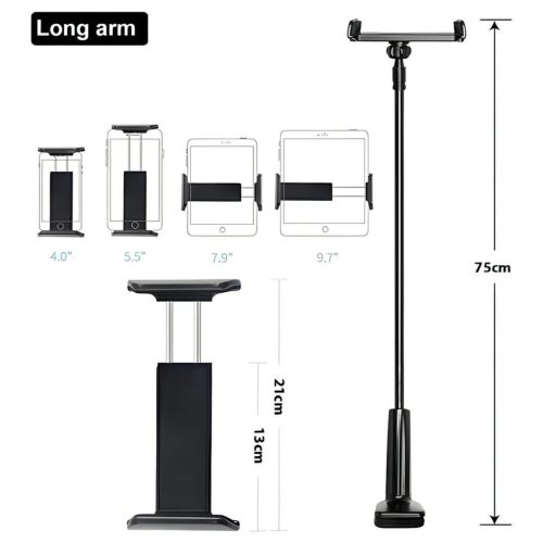 AWEI asztali tartó X3 4"-10.5" long arm fehér