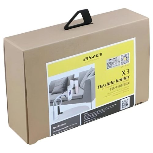 AWEI asztali tartó X3 4"-10.5" long arm fehér