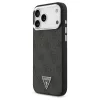 Tok Guess 4G Triangle Logo MagSafe iPhone 17 Pro Max készülékhez fekete ezüst