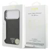 Tok Guess 4G Triangle Logo MagSafe iPhone 17 Pro Max készülékhez fekete ezüst