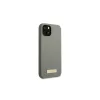 Guess GUHMP13SSPLG iPhone 13 mini készülékhez 5,4" kemény tok Silicone Logo Plate MagSafe szürke