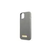 Guess GUHMP13SSPLG iPhone 13 mini készülékhez 5,4" kemény tok Silicone Logo Plate MagSafe szürke