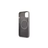 Guess GUHMP13SSPLG iPhone 13 mini készülékhez 5,4" kemény tok Silicone Logo Plate MagSafe szürke