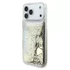 Guess Liq tok iPhone 17 Pro Max készülékhez – Glitter 4 Charms – arany