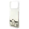 Guess Liq tok iPhone 17 Pro Max készülékhez – Glitter 4 Charms – arany