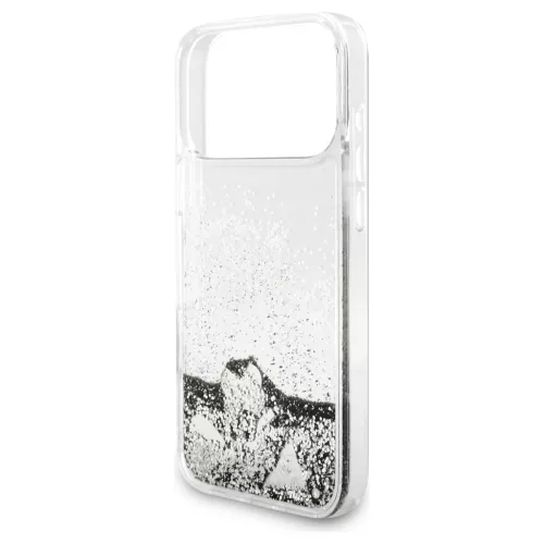 Guess Liq. Glitter Charms tok az iPhone 17 Pro Max készülékhez ezüst