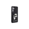 Karl Lagerfeld KLHCS24M3DRKCNK S24+ S926 készülékhez kemény tok 3D Rubber Karl&Choupette fekete