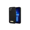 Guess GUHMP13SSPLK iPhone 13 mini 5,4 hüvelykes készülékhez kemény tok Silicone Logo Plate MagSafe fekete