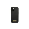 Guess GUHMP13SSPLK iPhone 13 mini 5,4 hüvelykes készülékhez kemény tok Silicone Logo Plate MagSafe fekete