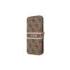 Guess GUBKP13L4GDBR iPhone 13 Pro/13 készülékhez 6,1" book 4G Stripe, barna
