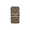 Guess GUBKP13L4GDBR iPhone 13 Pro/13 készülékhez 6,1" book 4G Stripe, barna
