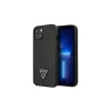 Guess GUHCP13SPSATLK iPhone 13 mini készülékhez 5,4" fekete kemény tok SaffianoTriangle Logo