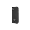Guess GUHCP13SPSATLK iPhone 13 mini készülékhez 5,4" fekete kemény tok SaffianoTriangle Logo
