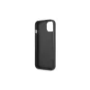 Guess GUHCP13SPSATLK iPhone 13 mini készülékhez 5,4" fekete kemény tok SaffianoTriangle Logo