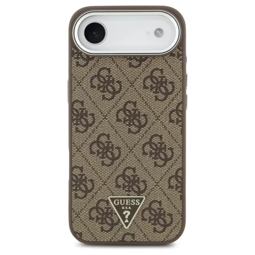 Tok Guess 4G Triangle Logo MagSafe iPhone Air készülékhez barna