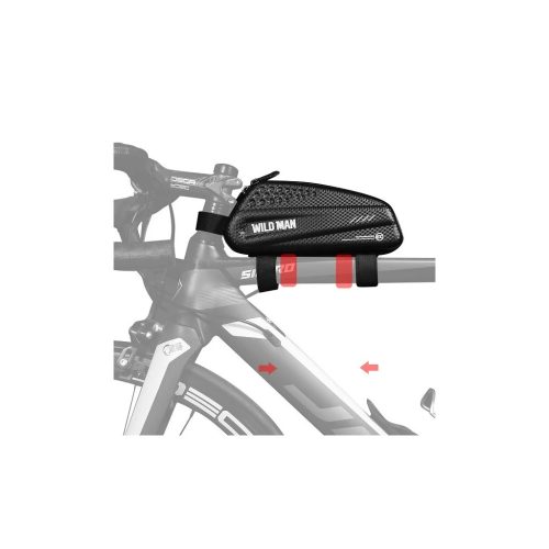 WILDMANEX kerékpár vázitáska fekete