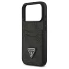 Tok Guess 4G Double Card Triangle iPhone 17 Pro készülékhez fekete