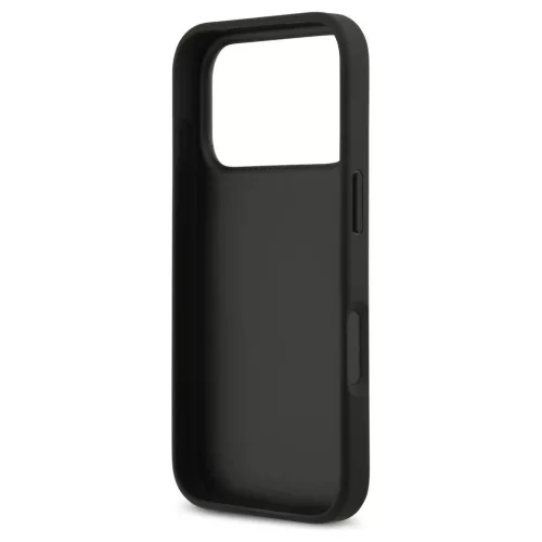Tok Guess 4G Double Card Triangle iPhone 17 Pro készülékhez fekete