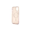 Guess GUHMP14MHCMCGP iPhone 14 Plus / 15 Plus készülékhez 6.7" kemény tok Glitter Gold MagSafe rózsaszín