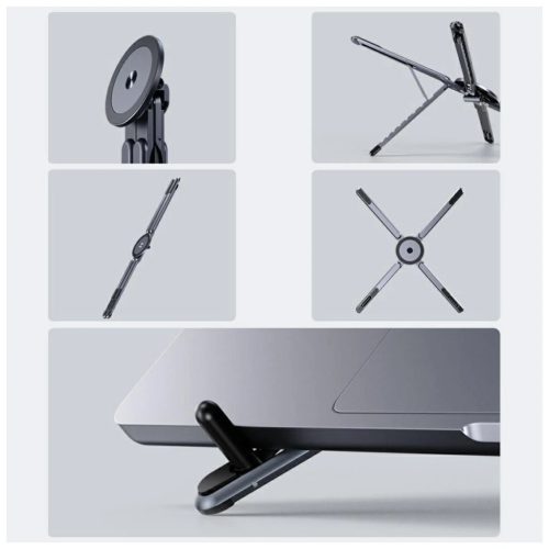 Laptop/Tablet/Smartphone állvány 4smarts, MagSafe kompatibilis, kozmikus szürke