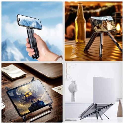 Laptop/Tablet/Smartphone állvány 4smarts, MagSafe kompatibilis, kozmikus szürke