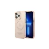 Guess GUHMP13XHTCMP iPhone 13 Pro Max 6,7" készülékhez kemény tok Gold Outline Translucent MagSafe rózsaszín