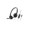 Creative vezetékes fejhallgató mikrofonnal HS-220 USB fekete