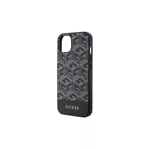 Guess GUHMP14MHGCFSEK iPhone 14 Plus / 15 Plus 6,7" készülékhez GCube Stripes MagSafe keménytok fekete