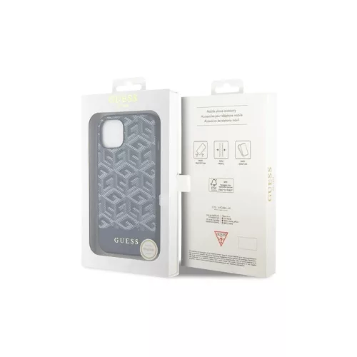 Guess GUHMP14MHGCFSEK iPhone 14 Plus / 15 Plus 6,7" készülékhez GCube Stripes MagSafe keménytok fekete