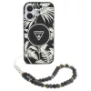 Guess Palm Trees Triangle Pearl Strap MagSafe tok iPhone 16 készülékhez fekete