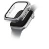 Tok UNIQ Voute Apple Watch Series 10 / 11 készülékhez 42mm edzett üveg ezüst