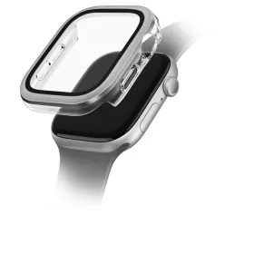   Tok UNIQ Voute Apple Watch Series 10 / 11 készülékhez 42mm edzett üveg ezüst