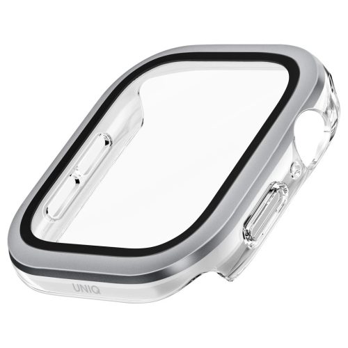 Tok UNIQ Voute Apple Watch Series 10 / 11 készülékhez 42mm edzett üveg ezüst