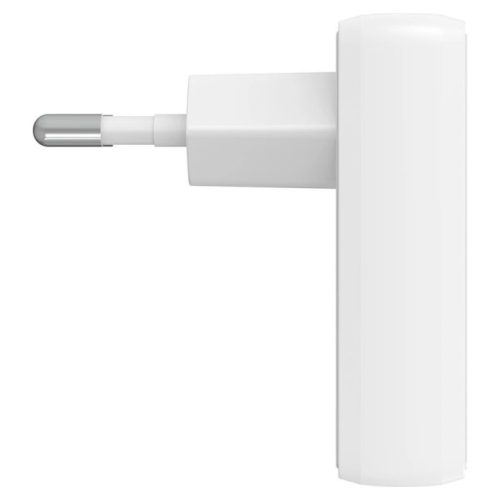 Fal töltő 4smarts FlatPlug Duos 20W GaN USB-C + USB-A fehér