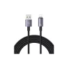 USAMS kábel USB to Lightning 2.4A 1.2m gyors töltés steel/tarnish SJ667USB01 (US-SJ667)